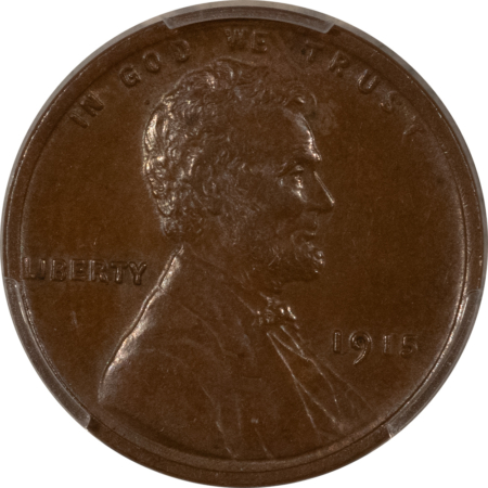 Lincoln Cents (Wheat) 1915 LINCOLN CENT, PCGS MS-63 BN, GLOSSY, SPOT-FREE & PQ!