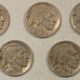 Liberty Nickels 1883 NC X2, 1890 1891 1895 1897 LIBERTY NICKELS LOT/6 – CIRCULATED SOME W/ISSUES