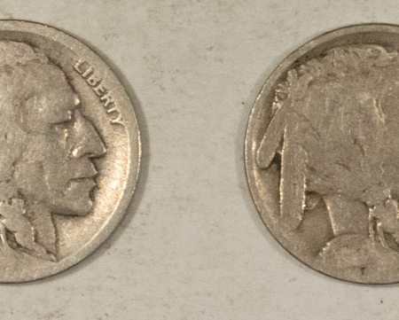 Buffalo Nickels 1917-D X3, 1917-S BUFFALO NICKELS, LOT OF 4 – PLEASING CIRCULATED EXAMPLES!
