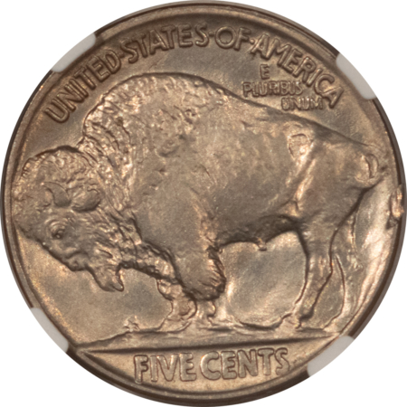 Buffalo Nickels 1918 BUFFALO NICKEL – NGC MS-64, FRESH & WELL-STRUCK