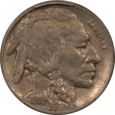 Buffalo Nickels 1919-D BUFFALO NICKEL – PCGS XF-45 CAC, ONLY 8 CAC AT THIS GRADE!