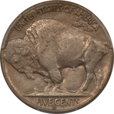 Buffalo Nickels 1919-S BUFFALO NICKEL – PCGS AU-50 CAC, POP 1 AT CAC!