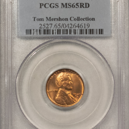 Lincoln Cents (Wheat) 1920-D LINCOLN CENT – PCGS MS-65 RD, BLAZING RED & PREMIUM QUALITY!