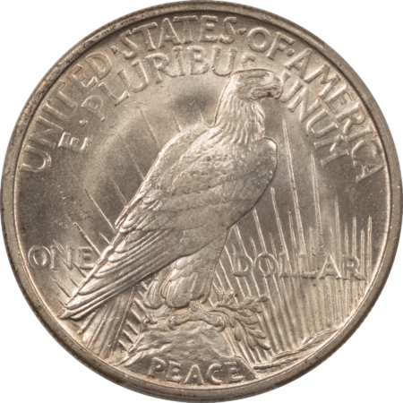 Dollars 1921 $1 PEACE DOLLAR, HIGH RELIEF – PCGS MS-63