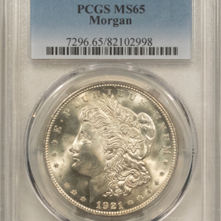 Dollars 1921 $1 MORGAN DOLLAR – PCGS MS-65 FRESH & FLASHY!