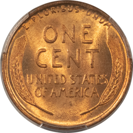Lincoln Cents (Wheat) 1921 LINCOLN CENT – PCGS MS-65 RD, FIERY RED GEM!