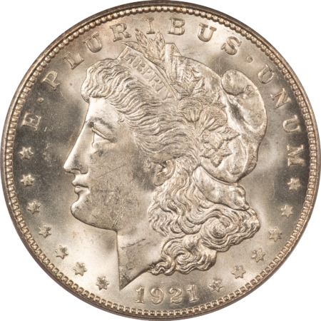 Dollars 1921-D $1 MORGAN DOLLAR – PCGS MS-64, SUPER PREMIUM QUALITY!