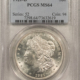 Dollars 1921-S $1 MORGAN DOLLAR – PCGS MS-64+ SATINY AND SMOOTH!