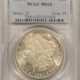 Dollars 1921-S $1 MORGAN DOLLAR – PCGS MS-64+ SATINY AND SMOOTH!