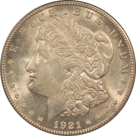 Dollars 1921-S $1 MORGAN DOLLAR – PCGS MS-63, FRESH & CHOICE!