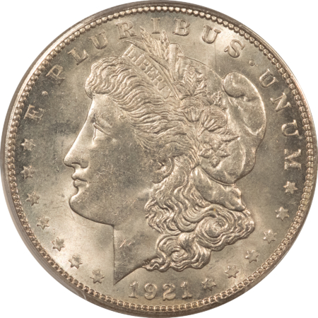 Dollars 1921-S $1 MORGAN DOLLAR – PCGS MS-64 NICE ORIGINAL WHITE