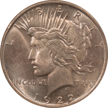 Dollars 1922 $1 PEACE DOLLAR – NGC MS-63 FRESH & CHOICE