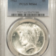Dollars 1922 $1 PEACE DOLLAR – PCGS MS-63