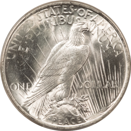 Dollars 1922 $1 PEACE DOLLAR – PCGS MS-65 BLAZING WHITE GEM!