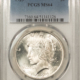 Dollars 1922 $1 PEACE DOLLAR – PCGS MS-64, NICE WHITE