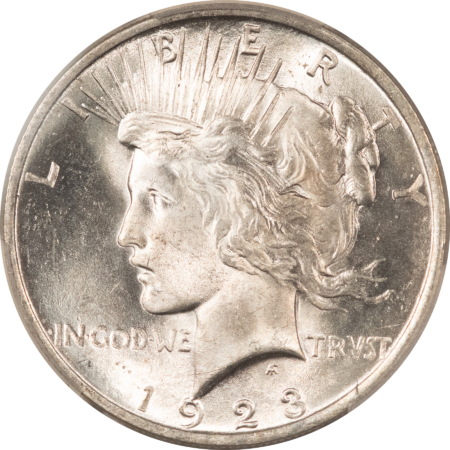 Dollars 1923 $1 PEACE DOLLAR – PCGS MS-64 FROSTY WHITE