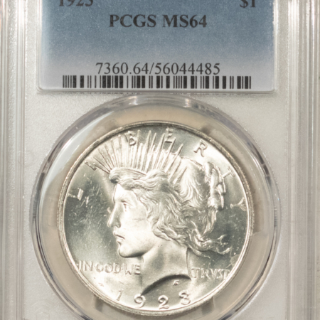 Dollars 1923 $1 PEACE DOLLAR – PCGS MS-64 BLAST WHITE
