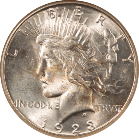 Dollars 1923-S $1 PEACE DOLLAR – NGC MS-63, FRESH & PREMIUM QUALITY!