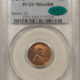Lincoln Cents (Wheat) 1921-S LINCOLN CENT – PCGS MS-64 RD, SCARCE DATE! UNUSUALLY NICE!