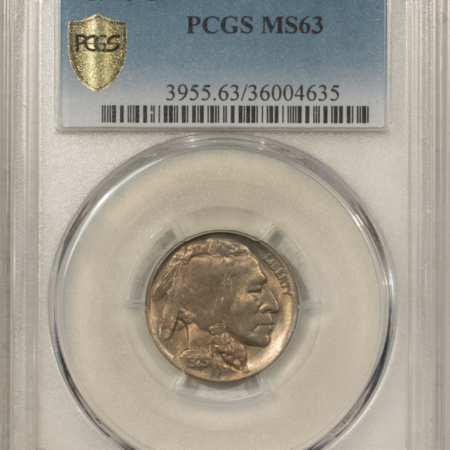Buffalo Nickels 1925-D BUFFALO NICKEL – PCGS MS-63, FRESH & CHOICE, TOUGH DATE!