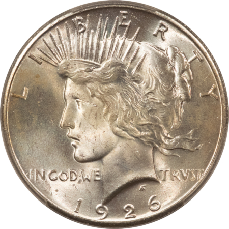 Dollars 1926 $1 PEACE DOLLAR – PCGS MS-64, FLASHY!
