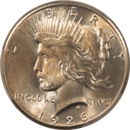 Dollars 1926 $1 PEACE DOLLAR – PCGS MS-64 ORIGINALLY TONED