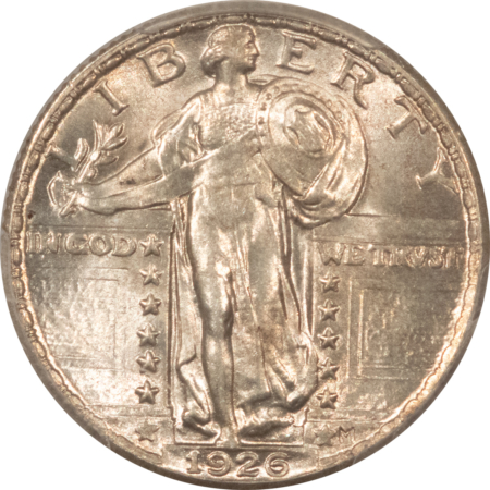 New Certified Coins 1926 STANDING LIBERTY QUARTER – PCGS MS-63, LUSTROUS & PQ, LOOKS 64 OR BETTER!