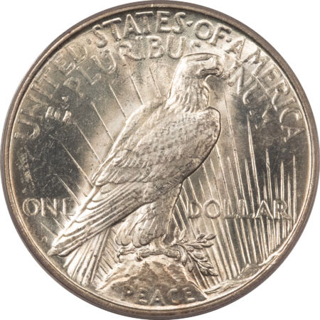 Peace Dollars 1927-D $1 PEACE DOLLAR – PCGS MS-64, BLAST WHITE & LUSTROUS!