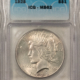 Dollars 1935-S PEACE $1, PCGS MS-65; A BLAZING WHITE GEM HEADLIGHT; GREAT STRIKE!