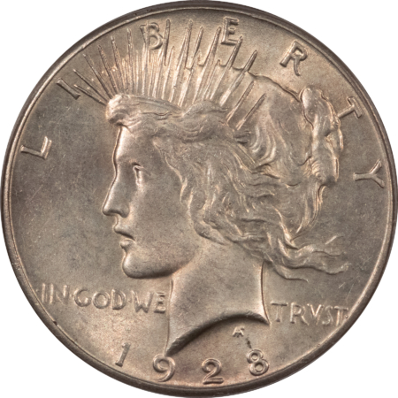 Dollars 1928 $1 PEACE DOLLAR – ICG MS-62