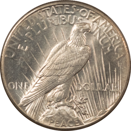 Dollars 1928 $1 PEACE DOLLAR – PCGS MS-63, ORIGINAL WHITE! PREMIUM QUALITY!