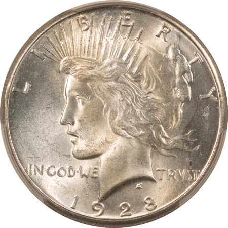 Dollars 1928-S $1 PEACE DOLLAR – PCGS MS-64, FRESH, LUSTROUS & NICE!