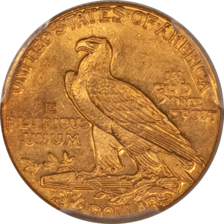 $2.50 1929 $2.50 INDIAN GOLD QUARTER EAGLE – PCGS MS-63