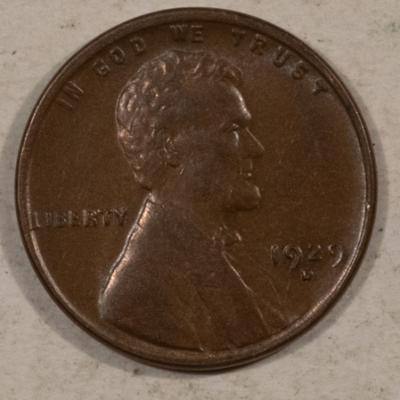 Lincoln Cents (Wheat) 1929 P/D/S LINCOLN CENTS, LOT/3 – HIGH GRADE NEARLY UNCIRC LOOKS CHOICE! NICE!