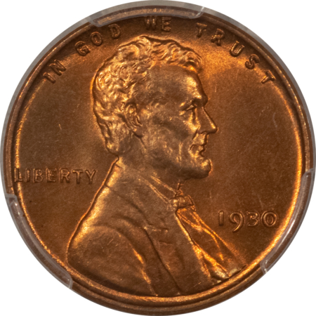 Lincoln Cents (Wheat) 1930 LINCOLN CENT – PCGS MS-65 RD, PREMIUM QUALITY GEM!