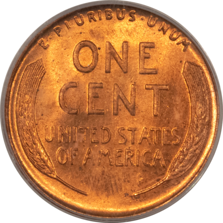 Lincoln Cents (Wheat) 1930-D LINCOLN CENT – PCGS MS-65 RD, OLD GREEN HOLDER, PREMIUM QUALITY & FIERY!