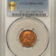 Lincoln Cents (Wheat) 1935-D LINCOLN CENT – PCGS MS-67 RD, REALLY TOUGH! PREMIUM QUALITY!