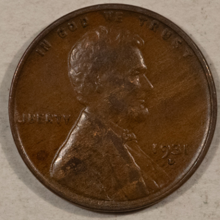 Lincoln Cents (Wheat) 1931 1931-D X2 LINCOLN CENTS, LOT OF 3 – NICE PLEASING HIGH GRADE EXAMPLES!