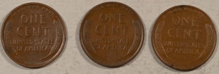 Lincoln Cents (Wheat) 1931 1931-D X2 LINCOLN CENTS, LOT OF 3 – NICE PLEASING HIGH GRADE EXAMPLES!