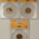 Lincoln Cents (Wheat) 1939-D, 1939-S LINCOLN CENTS, LOT OF 2 – ANACS MS-65 RD & MS-65 RD