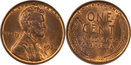 Lincoln Cents (Wheat) 1937, 1937-S, 1938-S LINCOLN CENTS, LOT OF 3 – ANACS MS-63 RB/MS-64 RB/MS-63 RB