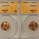 Lincoln Cents (Wheat) 1942 LINCOLN CENT – PCGS MS-66 RD SUPERB