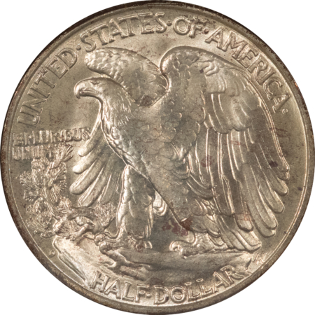 Half Dollars 1939-D WALKING LIBERTY HALF DOLLAR NGC MS-66, SUPER FRESH PREMIUM QUALITY FATTY!