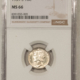 Dimes 1937-S MERCURY DIME – NGC MS-66 FB, FRESH & PQ!