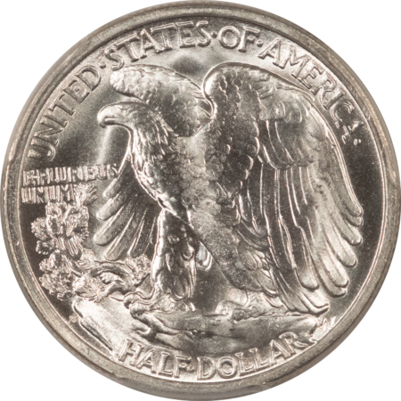 Half Dollars 1943-S LIBERTY WALKING HALF DOLLAR – PCGS MS-66, HEADLIGHT! PREMIUM QUALITY!