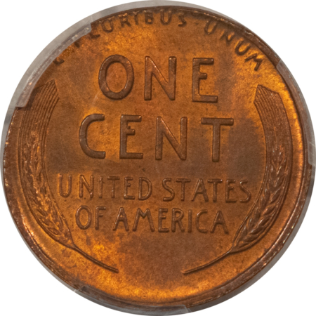 Lincoln Cents (Wheat) 1944 LINCOLN CENT MINT ERROR – PCGS MS-64 RB, ELLIPTICAL CLIP 2.87G