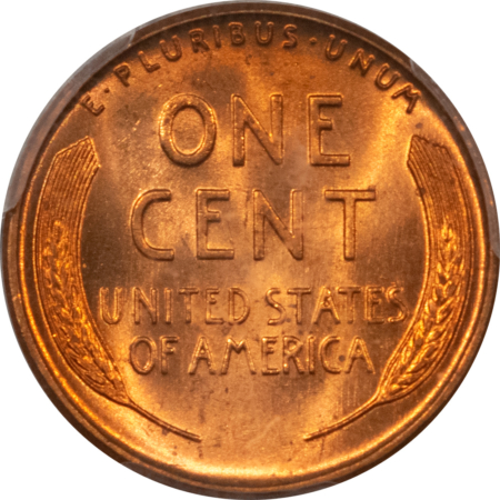 Lincoln Cents (Wheat) 1950 LINCOLN CENT – PCGS MS-66 RD, TOUGH & PREMIUM QUALITY!