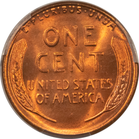 Lincoln Cents (Wheat) 1955 LINCOLN CENT – PCGS MS-67 RD, VERY TOUGH COIN!