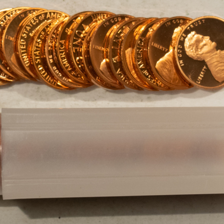 Lincoln Cents (Memorial) 1979-S TYPE 2 PROOF LINCOLN CENT ROLL – GEM AND SCARCE!