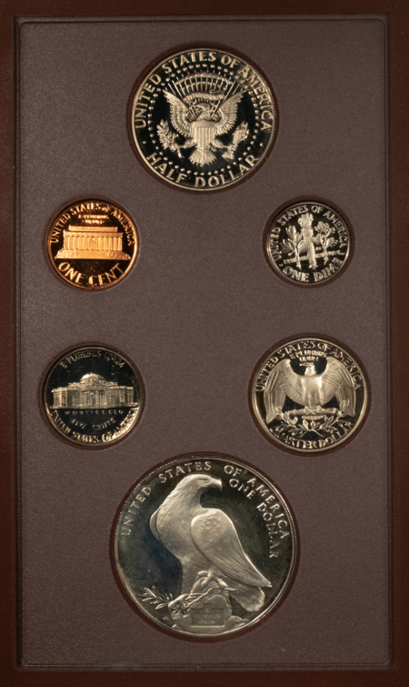 New Store Items 1984-S U.S. PRESTIGE PROOF SET W/ SILVER COMMEMORATIVE GEM PROOF WITH BOX + COA!